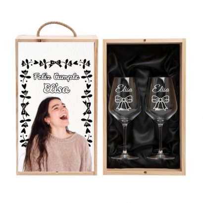 Pack Feliz Cumple Brindis personalizado con Tu Diseño