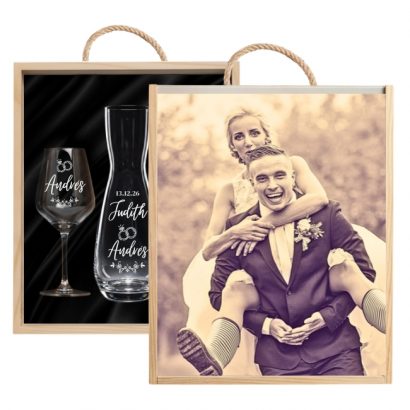Pack 2 Copas y Decantador personalizado con Tu Diseño
